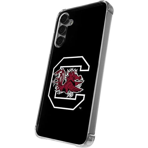 University of South Carolina Gamecocks Logo Black Galaxy S24 Plus Clear Case